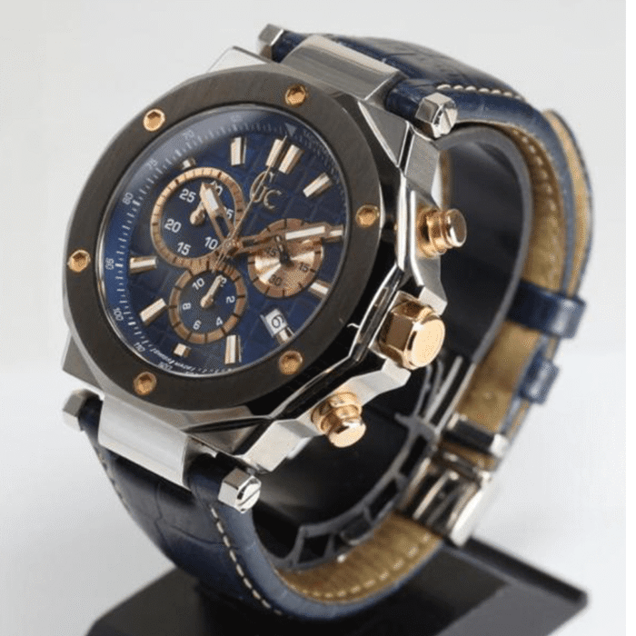 Montre Gc X72025G7S - Montre Chronographe Bleue Homme – Image 5